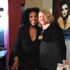 With Ruth Pointer at Club Cafe